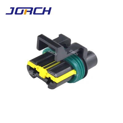 2-pins waterdichte vrouwelijke auto-connector Elektrische stekker DJ7026D-6.3-21